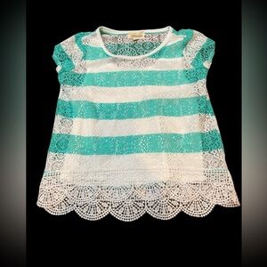 Girls Layered Lace Top (M)